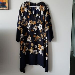 Lane Bryant Floral Tunic Size 20